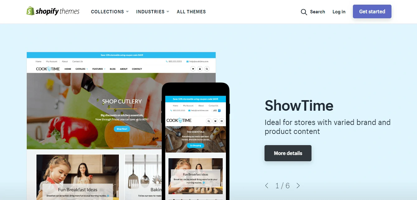 Shopify’s theme store